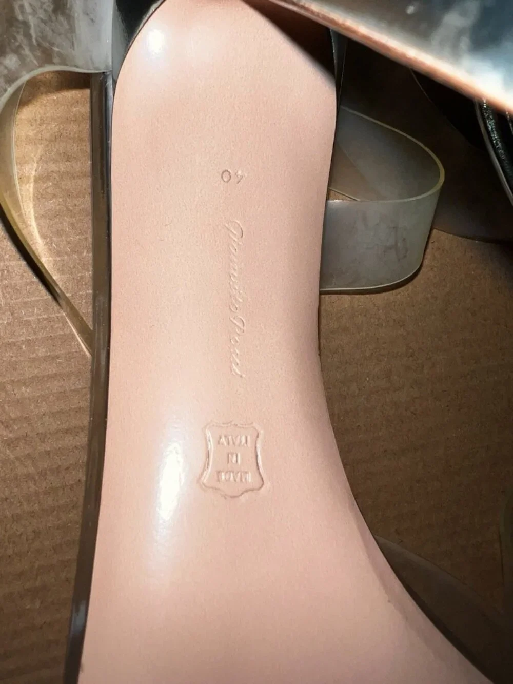 Milan Red  GIANVITO ROSSI Heels - Picture 4 of 5